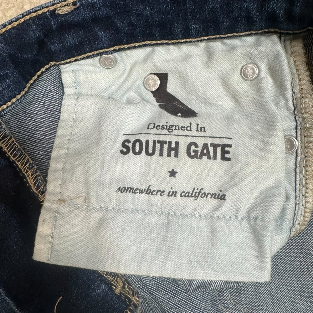 AG Adriano Goldschmied B-Type 01 Legging Ankle Jeans Size 26 x 28 Dark Wash EUC - Picture 9 of 9